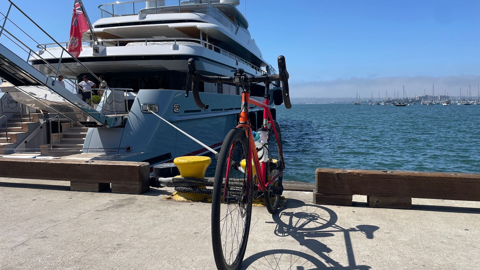 Bike and boat